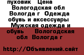 пуховик › Цена ­ 3 500 - Вологодская обл., Вологда г. Одежда, обувь и аксессуары » Мужская одежда и обувь   . Вологодская обл.,Вологда г.